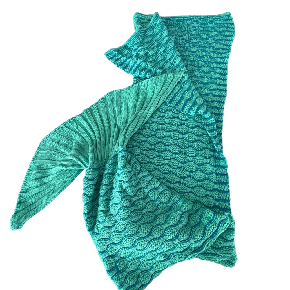 SALE Mermaid Tail Crochet Blanket